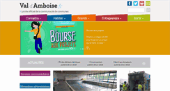Desktop Screenshot of cc-valdamboise.fr