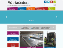 Tablet Screenshot of cc-valdamboise.fr